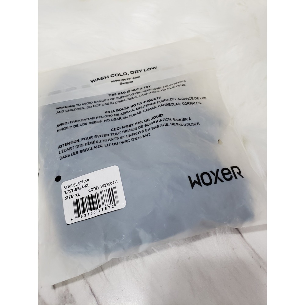 NEW Woxer Womens Boxer Briefs Star Black 2.0 XL Modal Spandex Z7ST-BBL4-XL - Picture 2 of 3